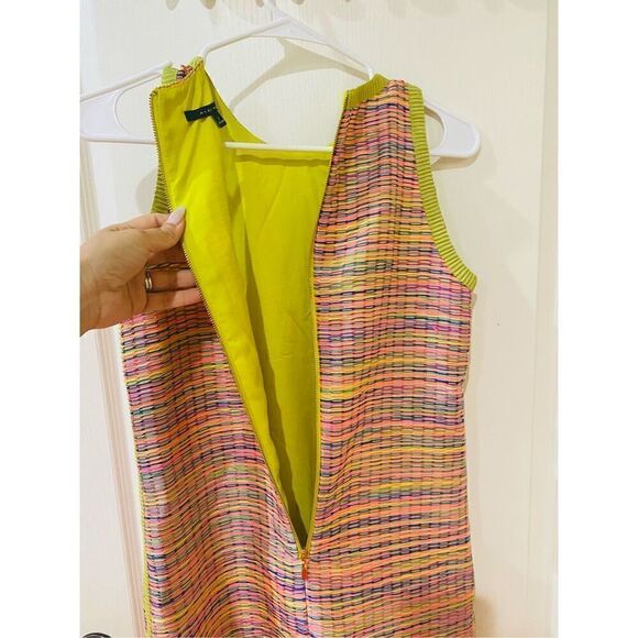 Alex Marie Sleeveless Multicolored Shift Dress size 2 - Picture 7 of 7